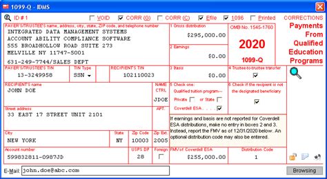 Form 1099-Q is an IRS tax fax form used to report the distributions from qualified education programs, including Coverdell Education savings accounts (ESAs) and 529 plans. This form is issued to the individual who receives distributions from these educational programs. Depending on how the account holder spends the money, …